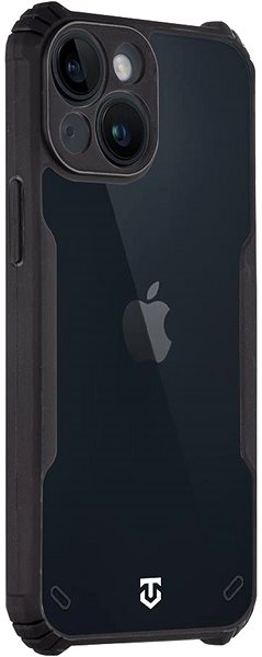 Obal na mobil Tactical Quantum Stealth Kryt na Apple iPhone 13 mini Clear / Black .
