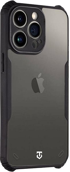 Telefon tok Tactical Quantum Stealth Apple iPhone 13 Pro átlátszó/fekete tok ...