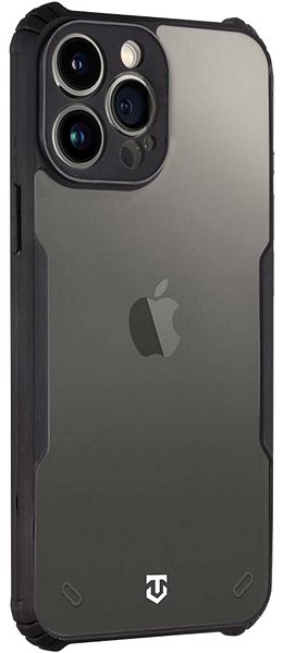 Telefon tok Tactical Quantum Stealth Apple iPhone 13 Pro Max átlátszó/fekete tok ...