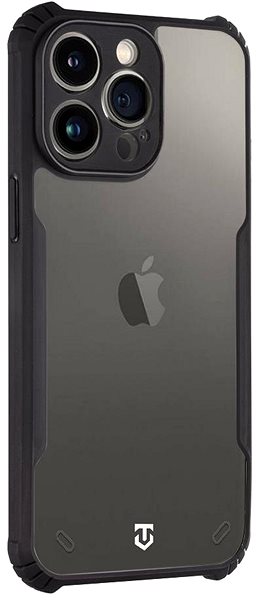 Telefon tok Tactical Quantum Stealth Apple iPhone 14 Pro Max átlátszó/fekete tok ...
