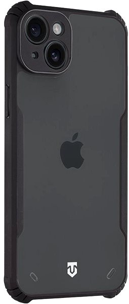 Telefon tok Tactical Quantum Stealth Apple iPhone 15 Plus átlátszó/fekete tok ...