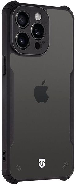 Telefon tok Tactical Quantum Stealth Apple iPhone 15 Pro Max átlátszó/fekete tok ...