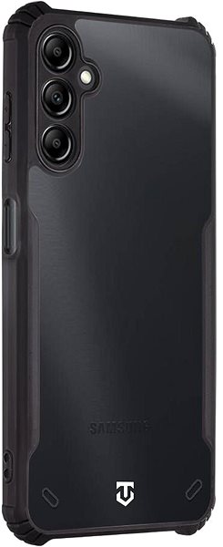 Telefon tok Tactical Quantum Stealth Samsung Galaxy A14 4G/A14 5G átlátszó/fekete tok ...