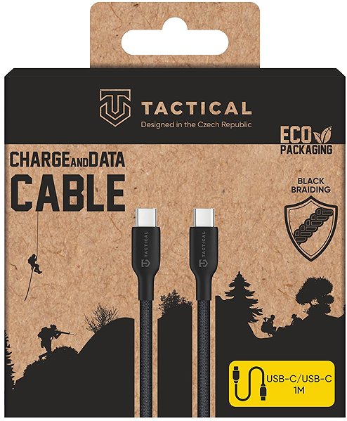 Stromkabel Tactical Stitch Thread Cable USB-C/USB-C 1m Black ...
