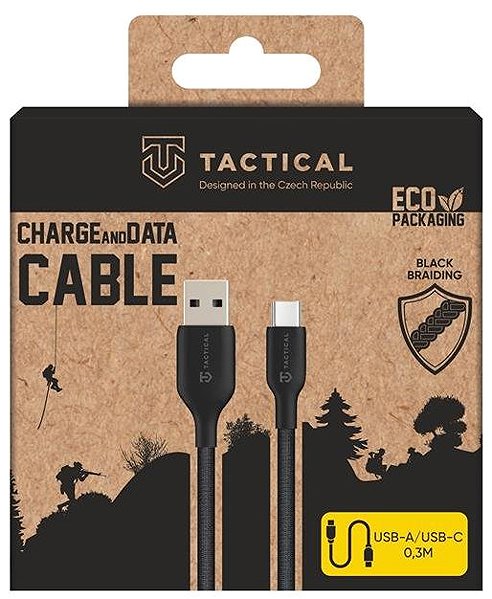 Stromkabel Tactical Stitch Thread Cable USB-A/USB-C 0.3m Black ...