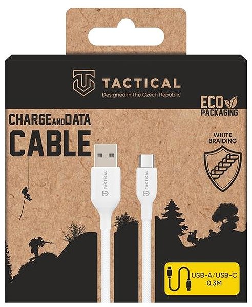 Stromkabel Tactical Stitch Thread Cable USB-A/USB-C 0.3m White ...