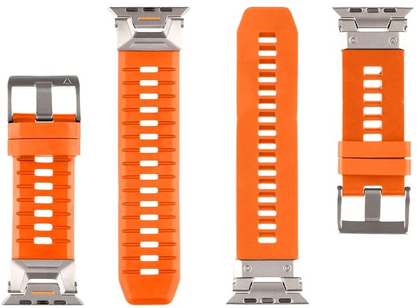 Armband Tactical Tough Band für die Apple Watch Ultra Safety Orange ...