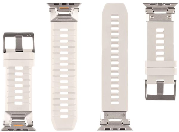 Armband Tactical Tough Band für die Apple Watch Ultra Light Grey ...