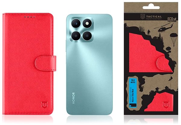 Puzdro na mobil Tactical Field Notes pre Honor X6a Red ...