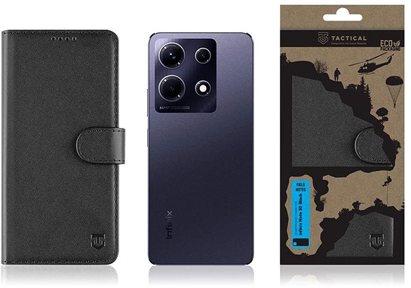 Puzdro na mobil Tactical Field Notes pre Infinix Note 30 Black ...