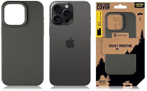 Handyhülle Tactical Velvet Smoothie Cover für Apple iPhone 15 Pro Max Bazooka ...