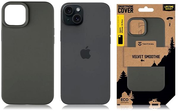 Kryt na mobil Tactical Velvet Smoothie Kryt pre Apple iPhone 15 Plus Bazooka ...