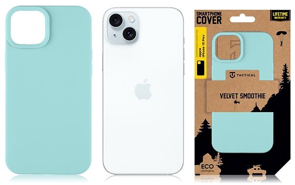 Kryt na mobil Tactical Velvet Smoothie Kryt pre Apple iPhone 15 Plus Maldives ...