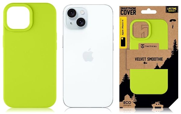Handyhülle Tactical Velvet Smoothie Cover für Apple iPhone 15 Avocado ...