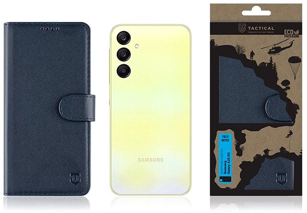 Kryt na mobil Tactical Field Notes na Samsung Galaxy A25 5G Blue ...