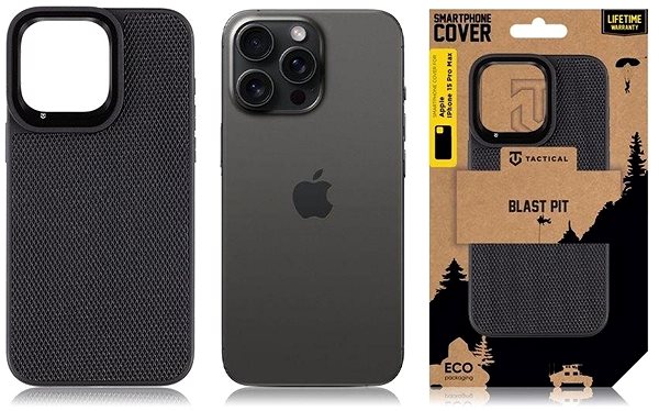 Handyhülle Tactical Blast Pit Hülle für das Apple iPhone 15 Pro Max Black ...
