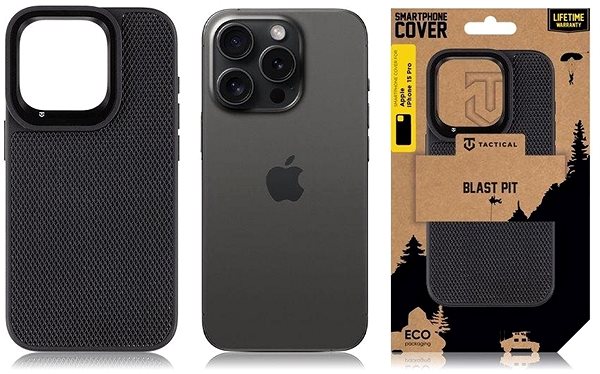 Handyhülle Tactical Blast Pit Hülle für das Apple iPhone 15 Pro Black ...