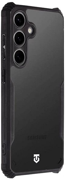 Telefon tok Tactical Quantum Stealth Samsung Galaxy S24 átlátszó/fekete tok ...