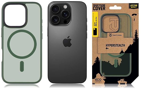 Telefon tok Tactical MagForce Hyperstealth iPhone 16 Pro Forest Green tok ...