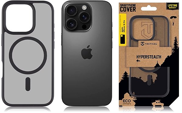 Handyhülle Tactical MagForce Hyperstealth Case für das iPhone 16 Pro Asphalt ...