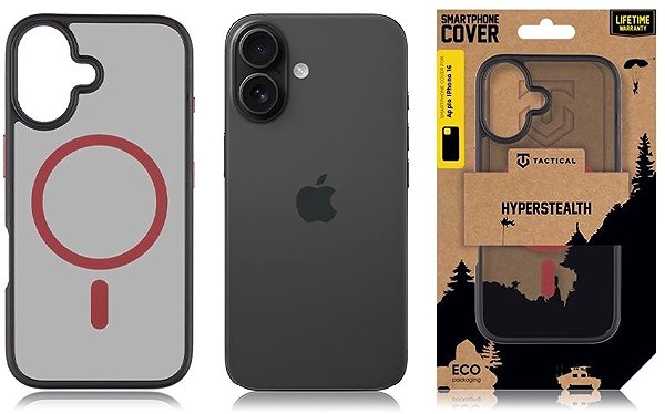 Handyhülle Tactical MagForce Hyperstealth 2.0 Hülle für das iPhone 16 Black/Red ...