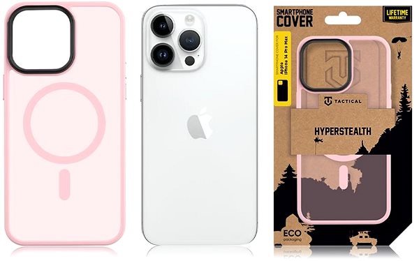 Handyhülle Tactical MagForce Hyperstealth Cover für iPhone 14 Pro Max Pink Panther ...