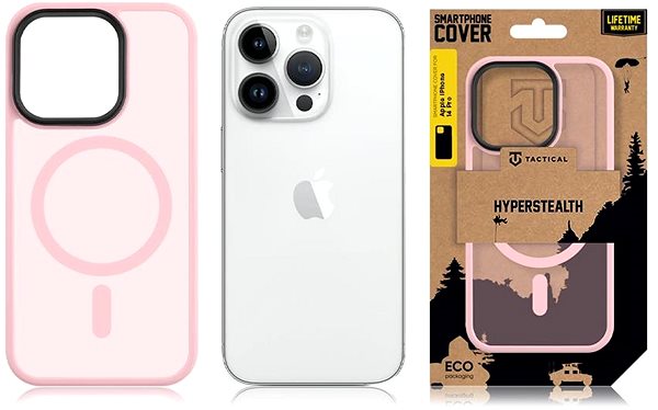 Handyhülle Tactical MagForce Hyperstealth Cover für iPhone 14 Pro Pink Panther ...
