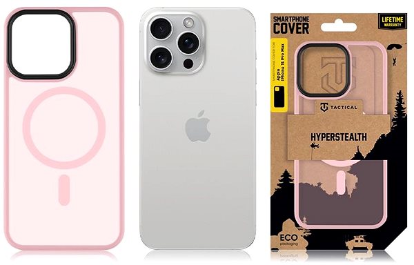 Handyhülle Tactical MagForce Hyperstealth Cover für iPhone 15 Pro Max Pink Panther ...