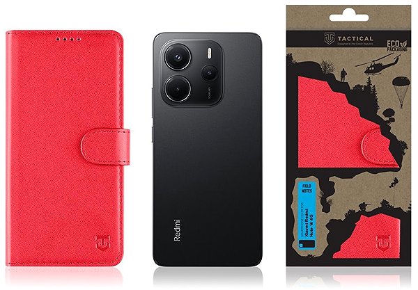 Softcase-Handyhülle Tactical Field Notes für Xiaomi Redmi Note 14 4G Red ...