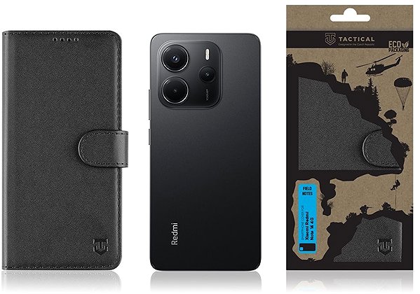 Mobiltelefon tok Tactical Field Notes Xiaomi Redmi Note 14 4G fekete tok ...