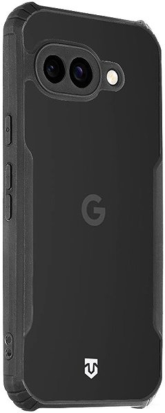 Telefon tok Tactical Quantum Stealth Google Pixel 9a átlátszó / fekete tok ...