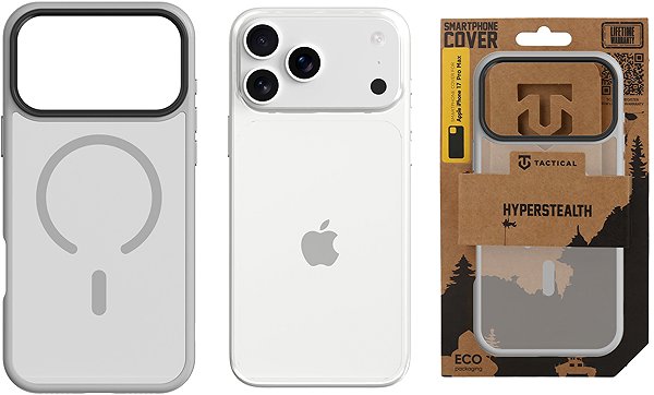 Handyhülle Tactical MagForce Hyperstealth Cover für Apple iPhone 17 Pro Max/18 Pro Max Light Grey ...