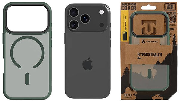 Handyhülle Tactical MagForce Hyperstealth Hülle für Apple iPhone 17 Pro/18 Pro Forest Green ...