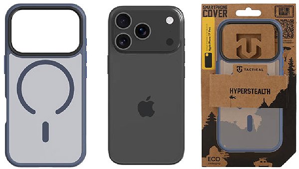 Handyhülle Tactical MagForce Hyperstealth Hülle für Apple iPhone 17 Pro/18 Pro Deep Blue ...
