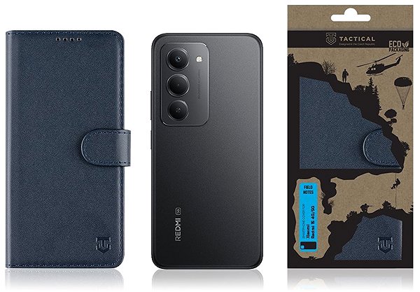 Softcase-Handyhülle Tactical Field Notes für Xiaomi Redmi 15 4G/5G Blau ...