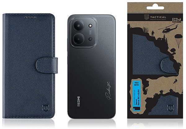 Softcase-Handyhülle Tactical Field Notes für Xiaomi Redmi 15C 4G/5G Blau ...