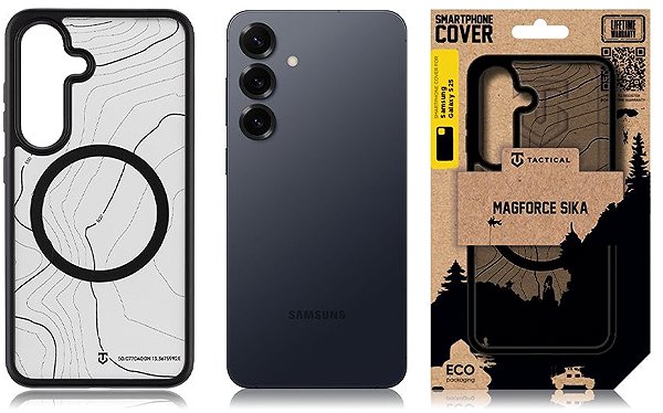 Handyhülle Tactical MagForce Hyperstealth Sika Cover für Samsung Galaxy S25 Asphalt ...