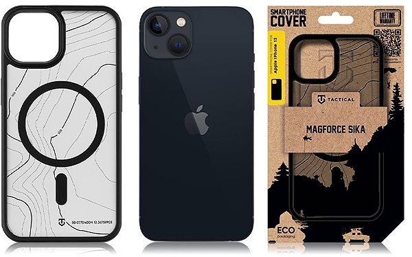 Handyhülle Tactical MagForce Hyperstealth Sika Cover für iPhone 13 Asphalt ...