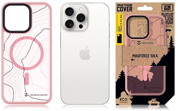 Handyhülle Tactical MagForce Hyperstealth Sika Cover für iPhone 15 Pro Max Pink Panther ...