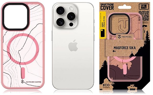 Handyhülle Tactical MagForce Hyperstealth Sika Cover für iPhone 15 Pro Pink Panther ...