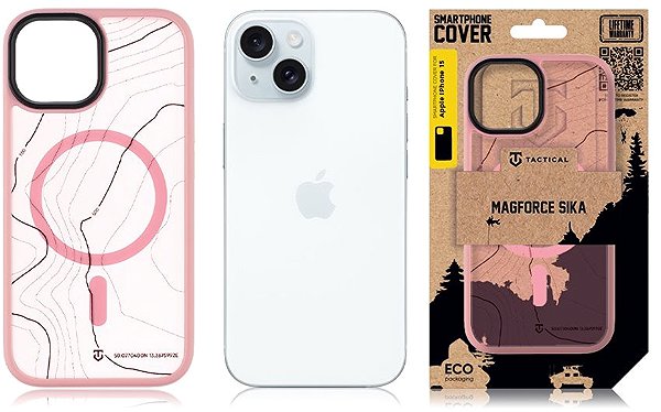 Handyhülle Tactical MagForce Hyperstealth Sika Cover für iPhone 15 Pink Panther ...