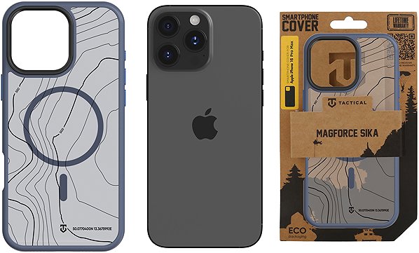 Handyhülle Tactical MagForce Hyperstealth Sika Cover für iPhone 16 Pro Max Deep Blue ...