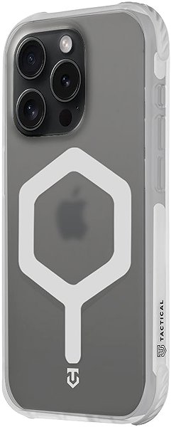 Handyhülle Tactical MagForce Hexagon Hülle für Apple iPhone 15 Pro T-White ...