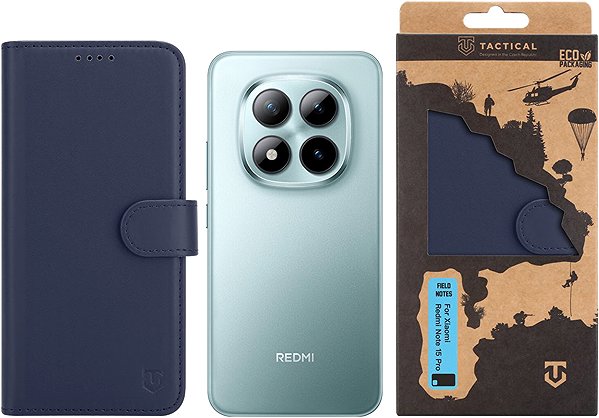 Mobiltelefon tok Tactical Field Notes Xiaomi Redmi Note 15 Pro Blue tok ...
