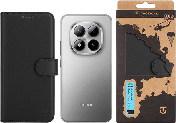 Mobiltelefon tok Tactical Field Notes Xiaomi Redmi Note 15 Pro+ Black tok ...