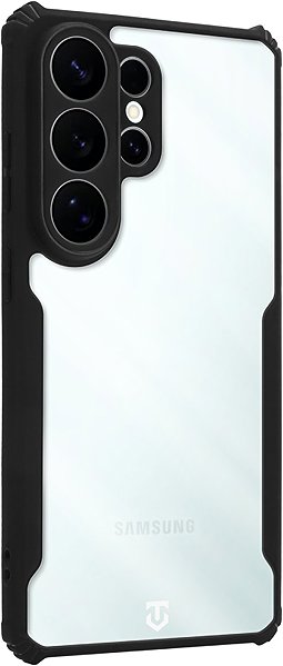 Telefon tok Tactical Quantum Stealth Samsung Galaxy S26 Ultra átlátszó/fekete tok ...