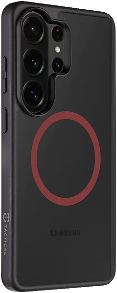 Handyhülle Tactical MagForce Hyperstealth 2.0 Cover für Samsung Galaxy S26 Ultra Black / Red ...