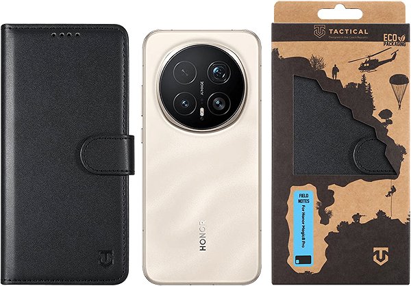 Mobiltelefon tok Tactical Field Notes Honor Magic8 Pro fekete tok ...
