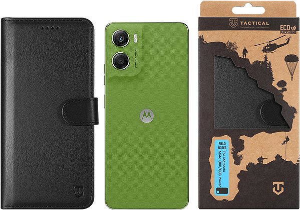 Softcase-Handyhülle Tactical Field Notes für Motorola Moto G06 Power Black ...