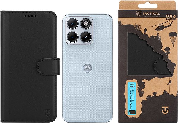 Softcase-Handyhülle Tactical Field Notes für Motorola Edge 70 Fusion Black ...